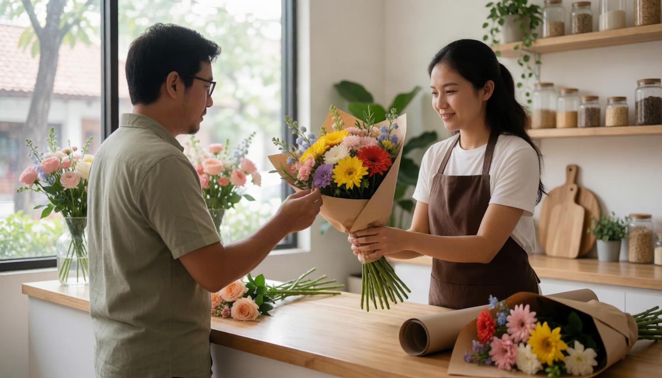 Thoughtful flowers for gifting